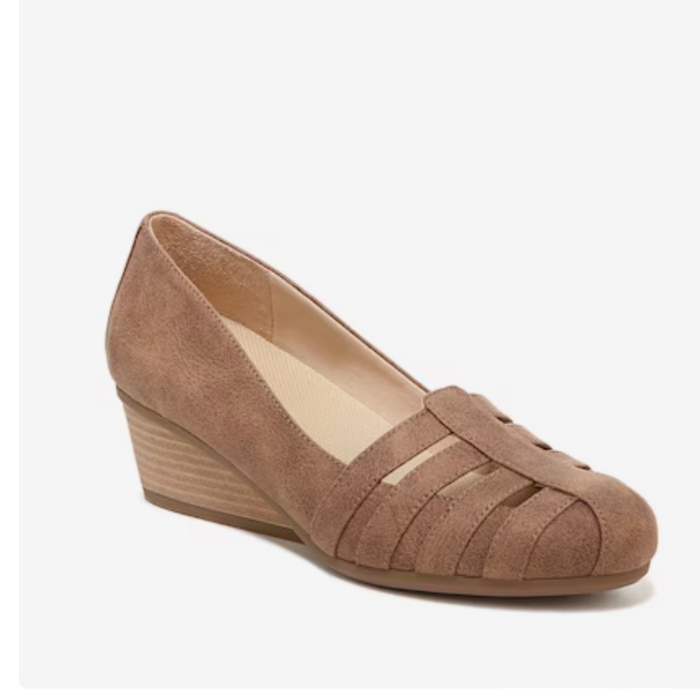 Dr. Scholls Women’s Slip on Shoes Be Free Fisherman Wedge Pump Sz‎ 10 Brown